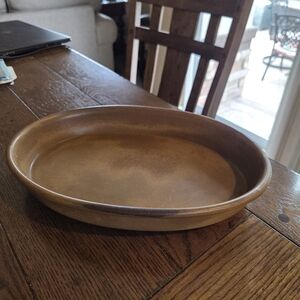 Vintage Bennington Potters Oval Baker